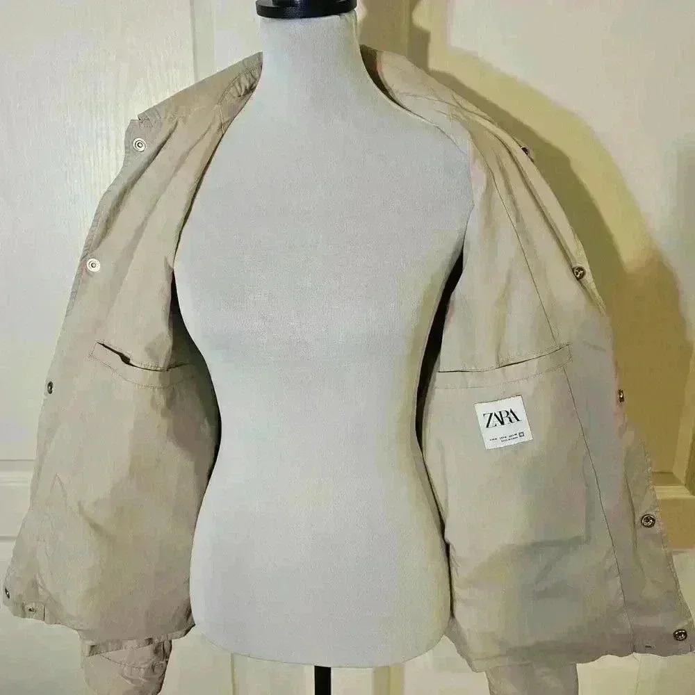 ZARA Casual Lightweight Jacket - Size 40 - Picture 9 of 9